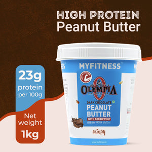 Olympia Edition Dark Chocolate Peanut butter with Added Whey: Crispy