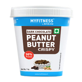 MyFitness Peanut Butter - Dark Chocolate | 29% Protein | Crispy | Rich Chocolate Peanut Butter Spread MyFitness Peanut Butter - Dark Chocolate | 29% Protein | Crispy | Rich Chocolate Peanut Butter Spread