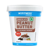 MyFitness Peanut Butter - Chocolate | 25% Protein | Almond Crunch | Chocolate Peanut Butter Spread MyFitness Peanut Butter - Chocolate | 25% Protein | Almond Crunch | Chocolate Peanut Butter Spread