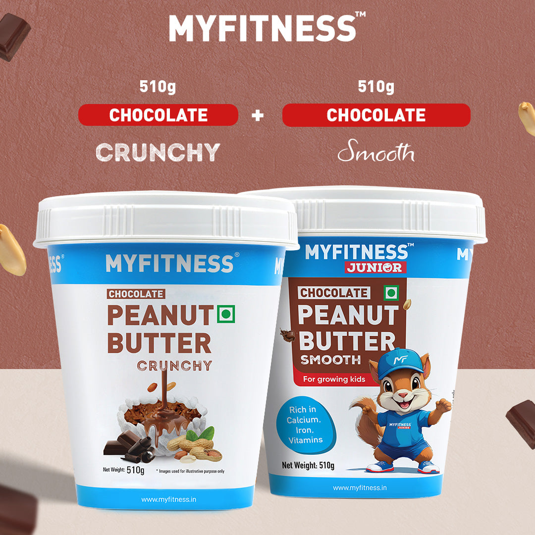 MYFITNESS Family Breakfast Combo - Junior Smooth & Chocolate Crunchy