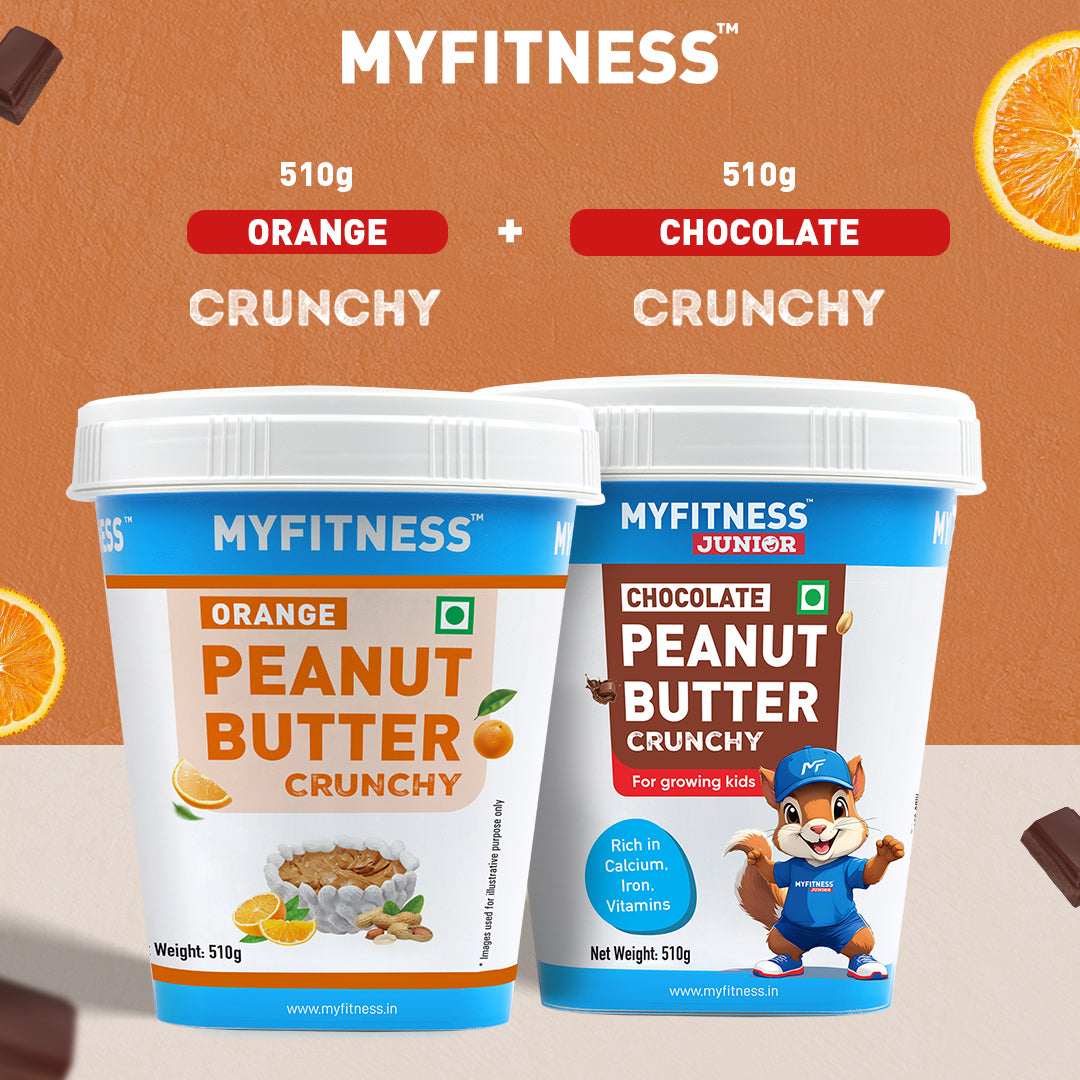Peanut Butter Treat for Kids – Orange Crunchy & Junior Crunchy