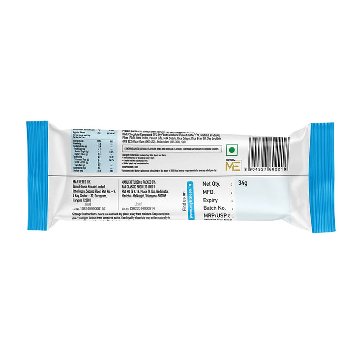 11g Protein Bar - Choco Peanut Butter (Pack of 6)