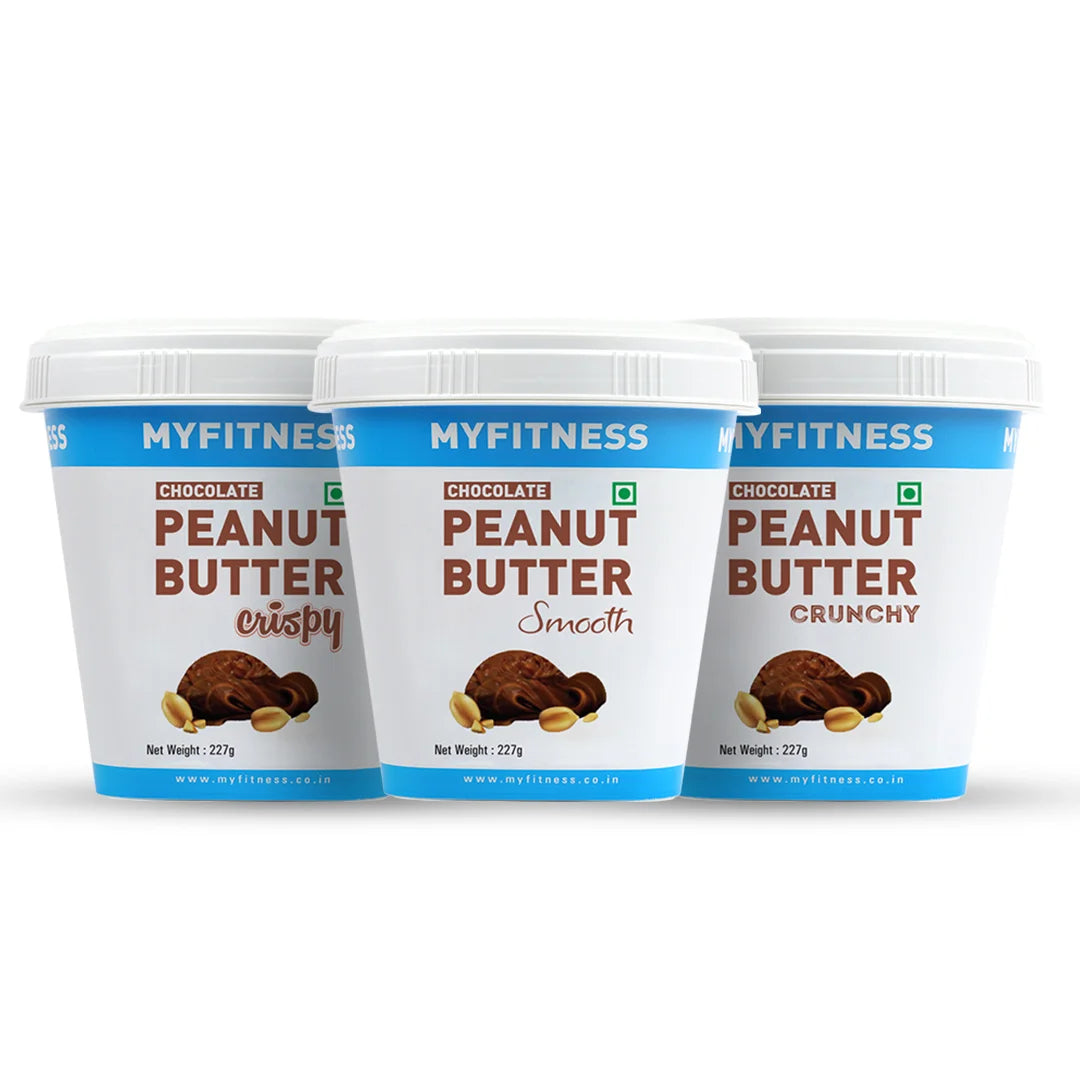 Chocolate Peanut Butter 3-in-1 Starter Pack (Smooth, Crunchy, Crispy)