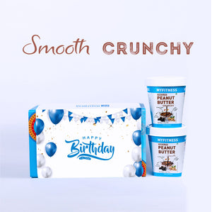 Happy Birthday Gift Box: Chocolate Peanut Butter 510g: Smooth & crunchy