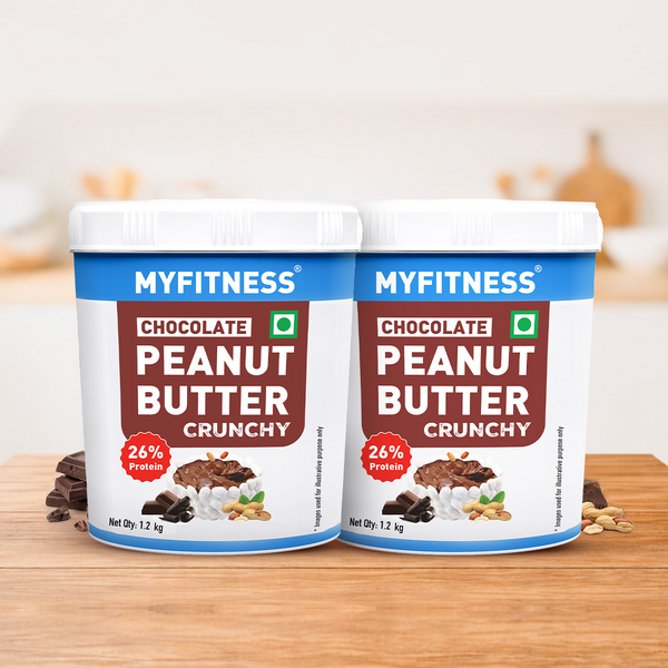 MyFitness Peanut Butter - Chocolate | 26% Protein | Crunchy | Chocolate Peanut Butter Spread