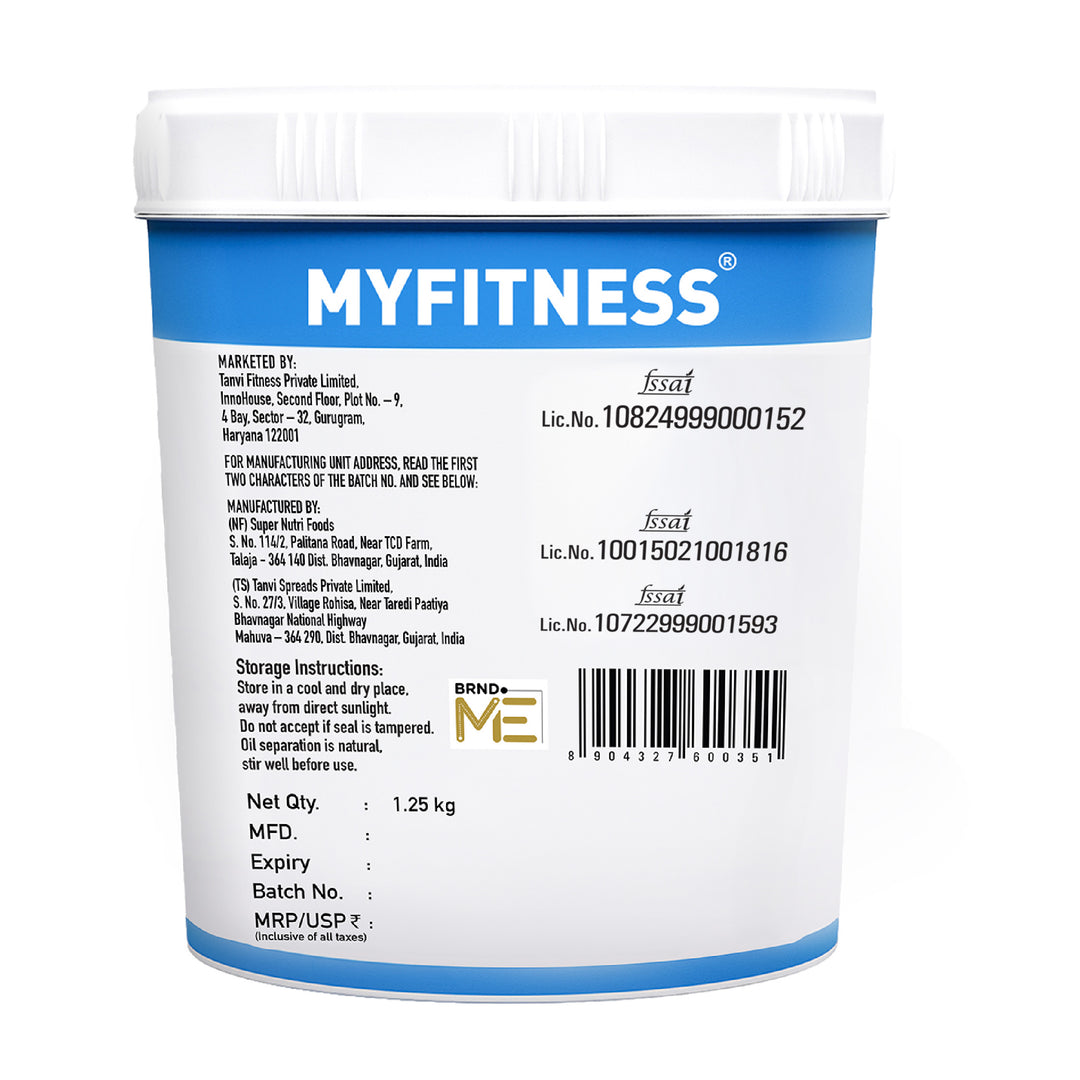 MyFitness Peanut Butter - Chocolate | 28% Protein | Smooth | Chocolate Peanut Butter Spread