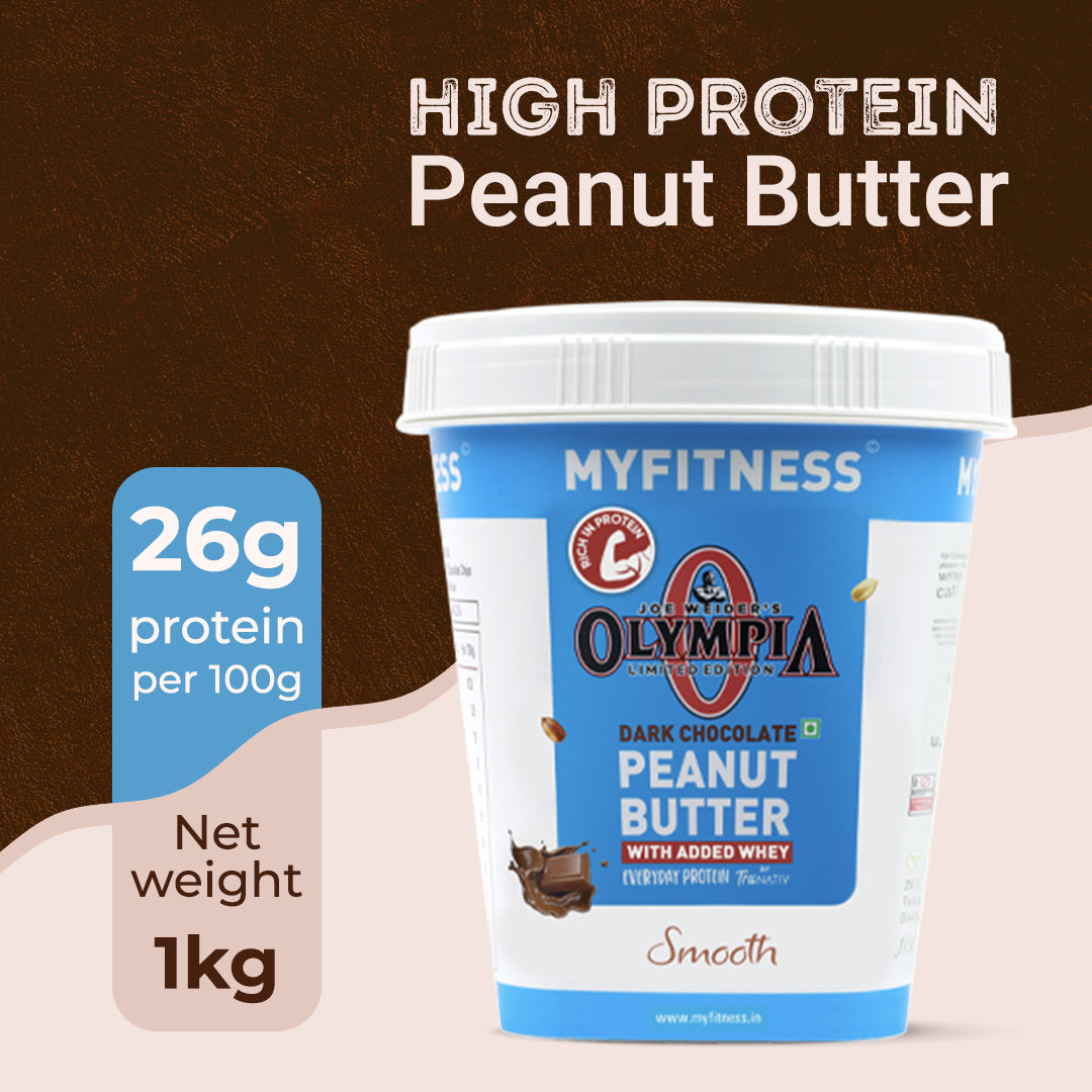 Olympia Edition Dark Chocolate Peanut butter with Added Whey: Smooth