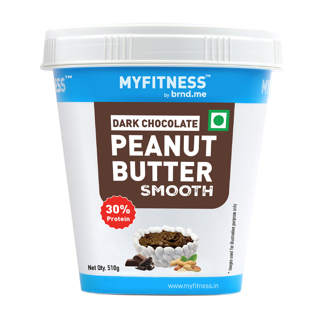 MyFitness Peanut Butter - Dark Chocolate | 30% Protein | Smooth | Rich Chocolate Peanut Butter Spread