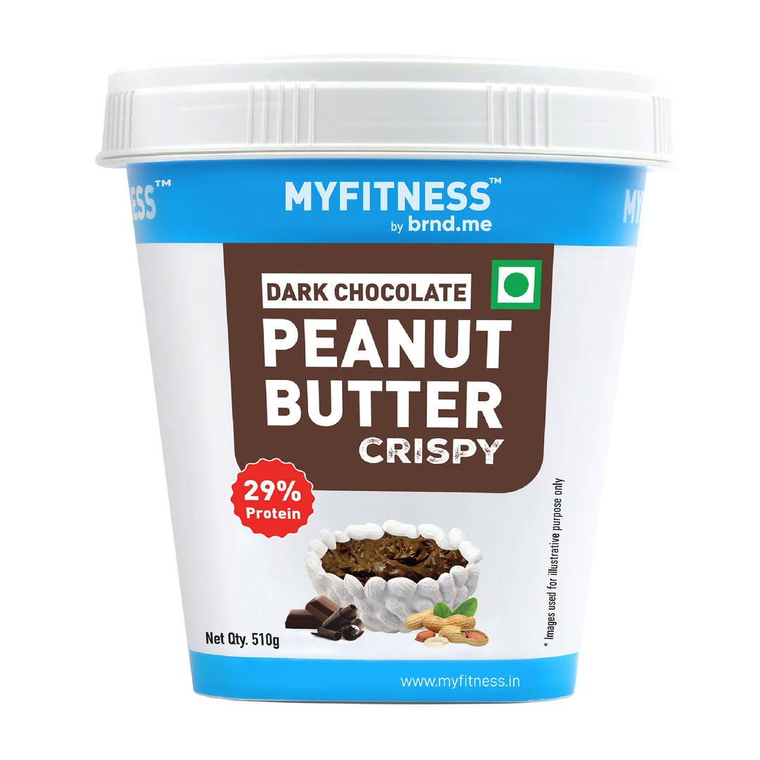 MyFitness Peanut Butter - Dark Chocolate | 29% Protein | Crispy | Rich Chocolate Peanut Butter Spread