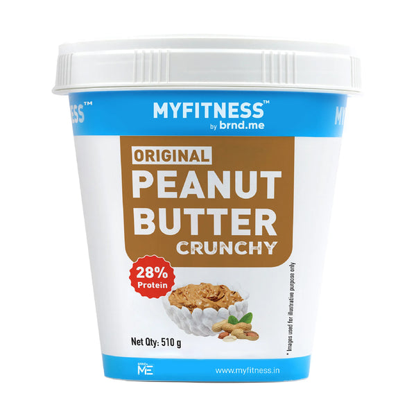 MyFitness Peanut Butter - Original | 28% Protein | Crunchy | Classic Peanut Butter Spread