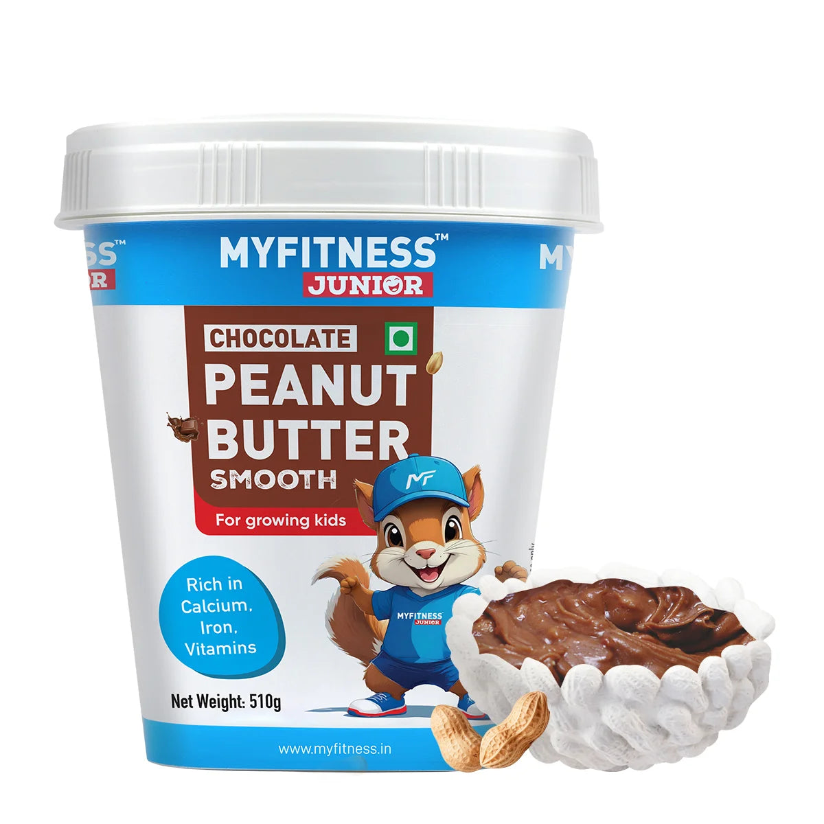 Kids Chocolate Smooth Peanut Butter Spread with Added Minerals