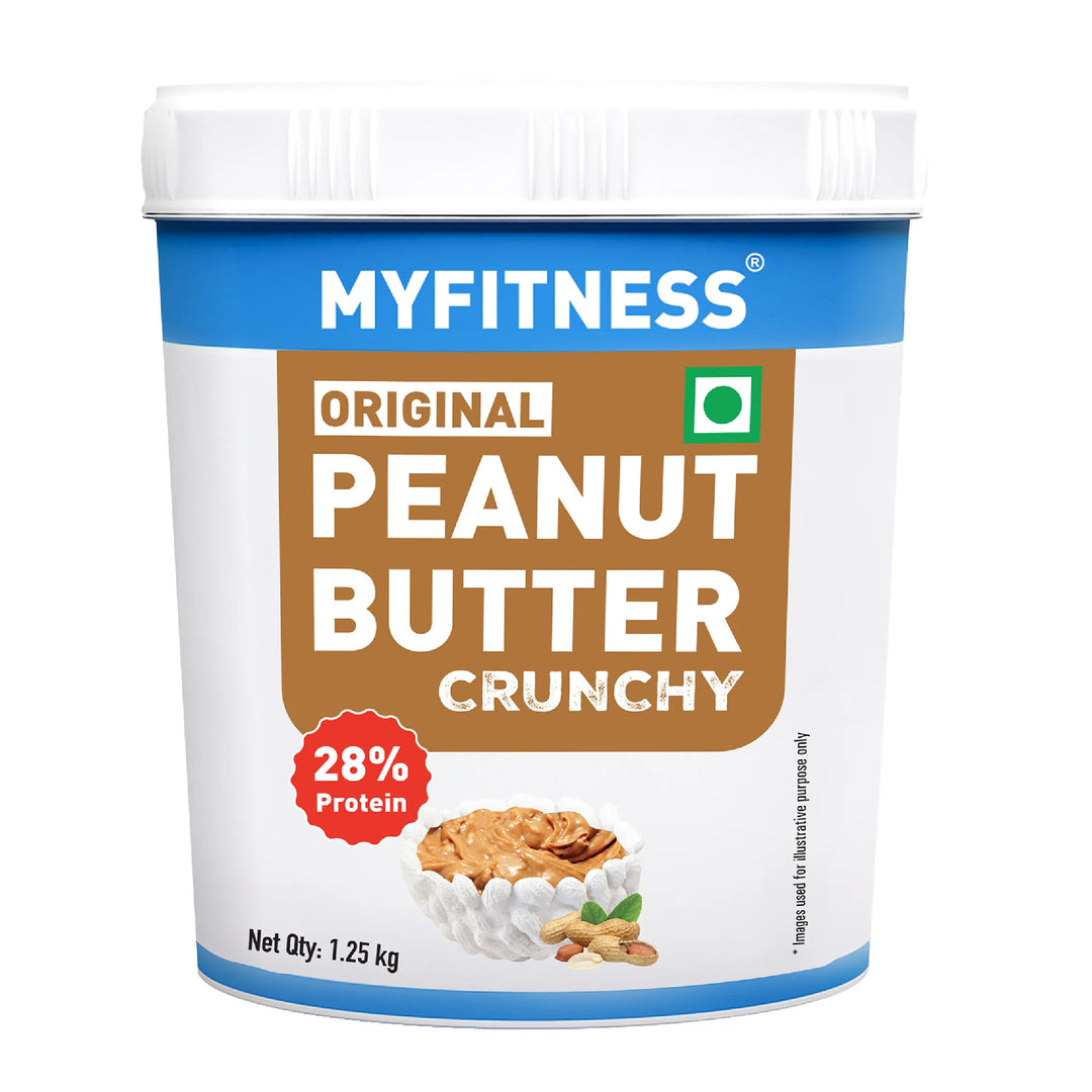 MyFitness Peanut Butter - Original | 28% Protein | Crunchy | Classic Peanut Butter Spread