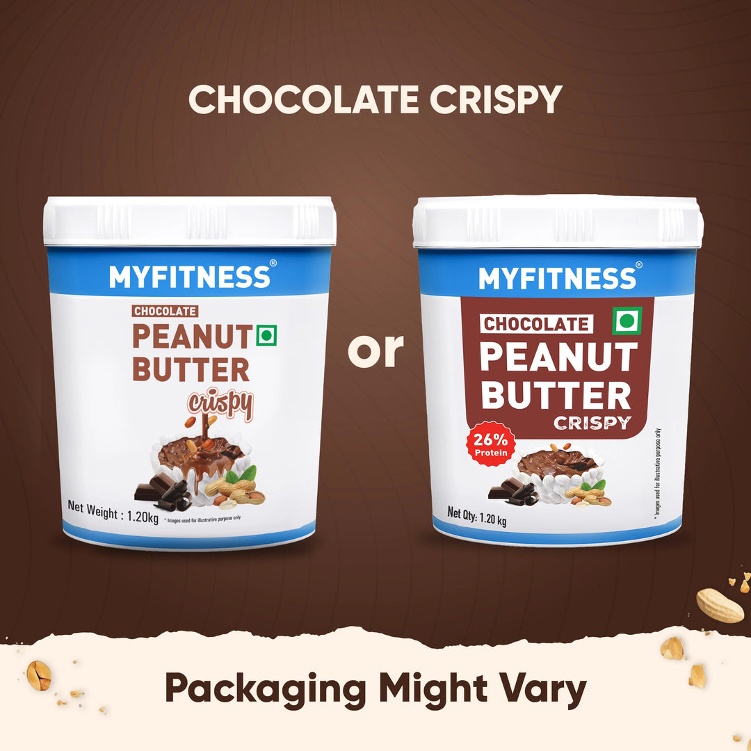 MyFitness Peanut Butter - Chocolate | 26% Protein | Crispy | Chocolate Peanut Butter Spread