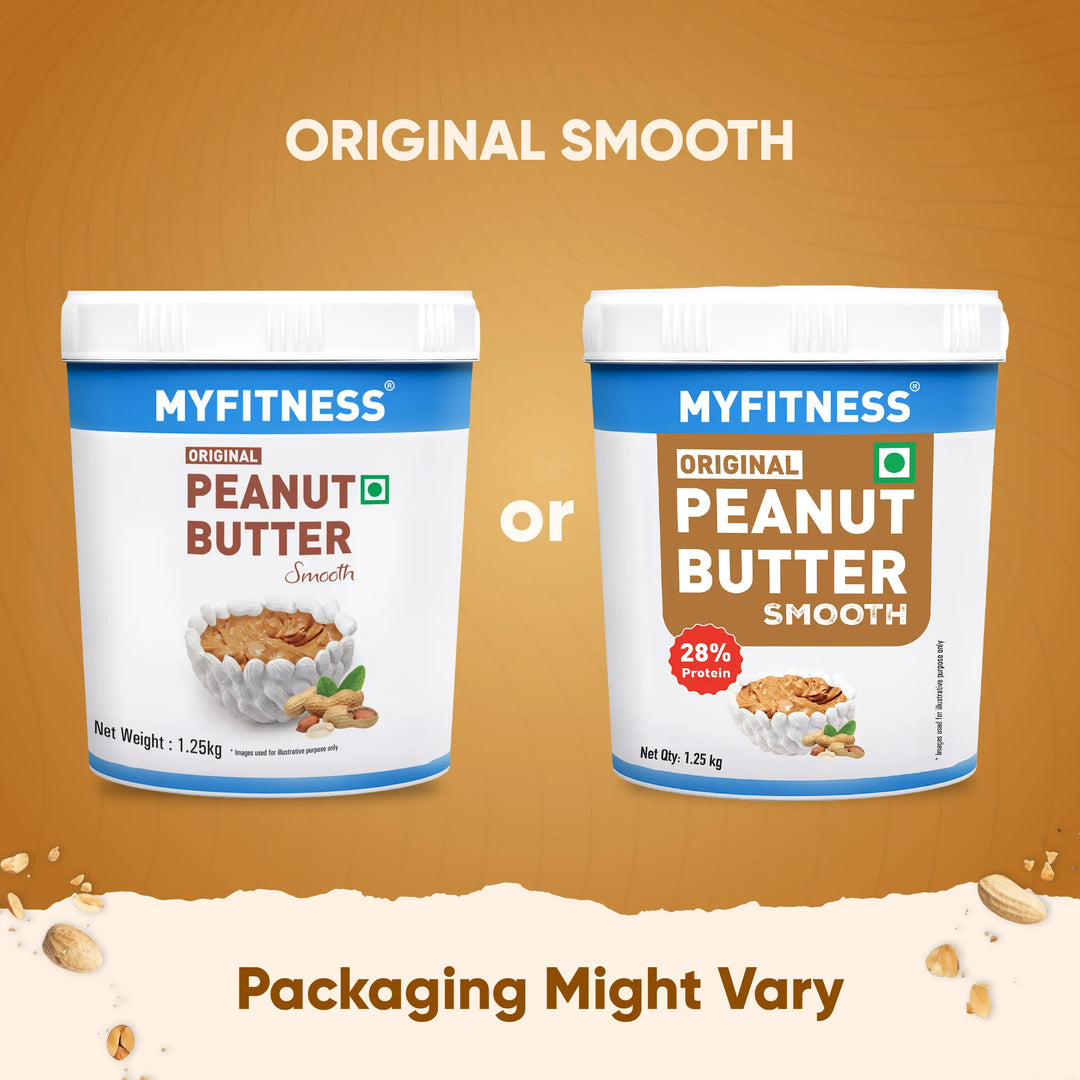 MyFitness Peanut Butter - Original | 28% Protein | Smooth | Classic Peanut Butter Spread