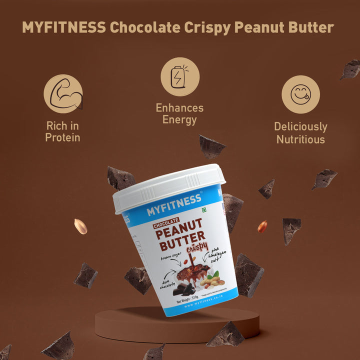 Combo - of Chocolate Peanut Butter: Smooth, Crunchy & Crispy