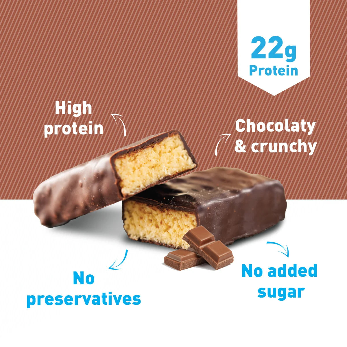 Chocolate Peanut Butter Protein Bar 6 in 1 Pack