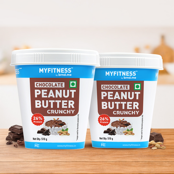 MyFitness Peanut Butter - Chocolate | 26% Protein | Crunchy | Chocolate Peanut Butter Spread