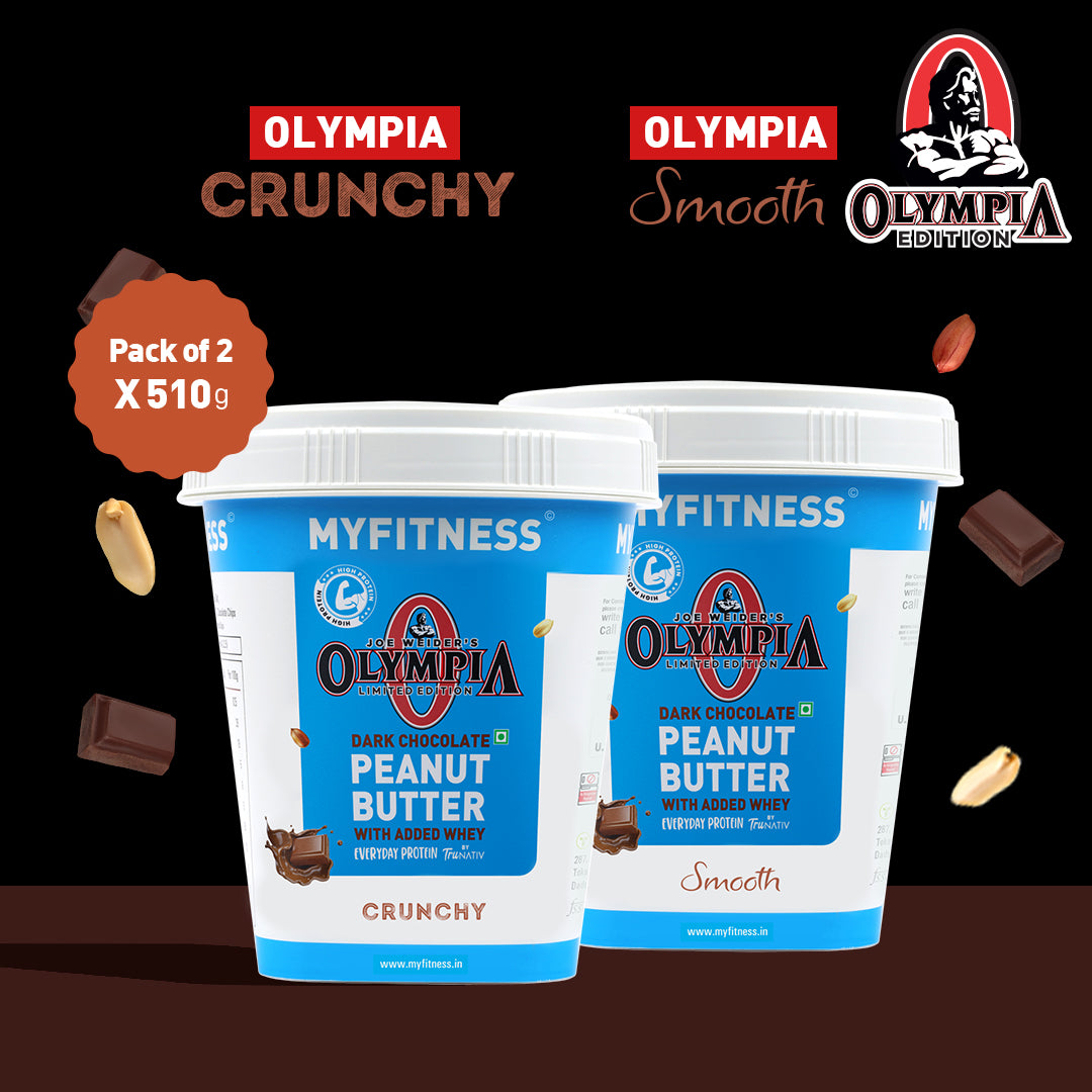 Olympia High Protein Peanut Butter Combo : Smooth & Crunchy