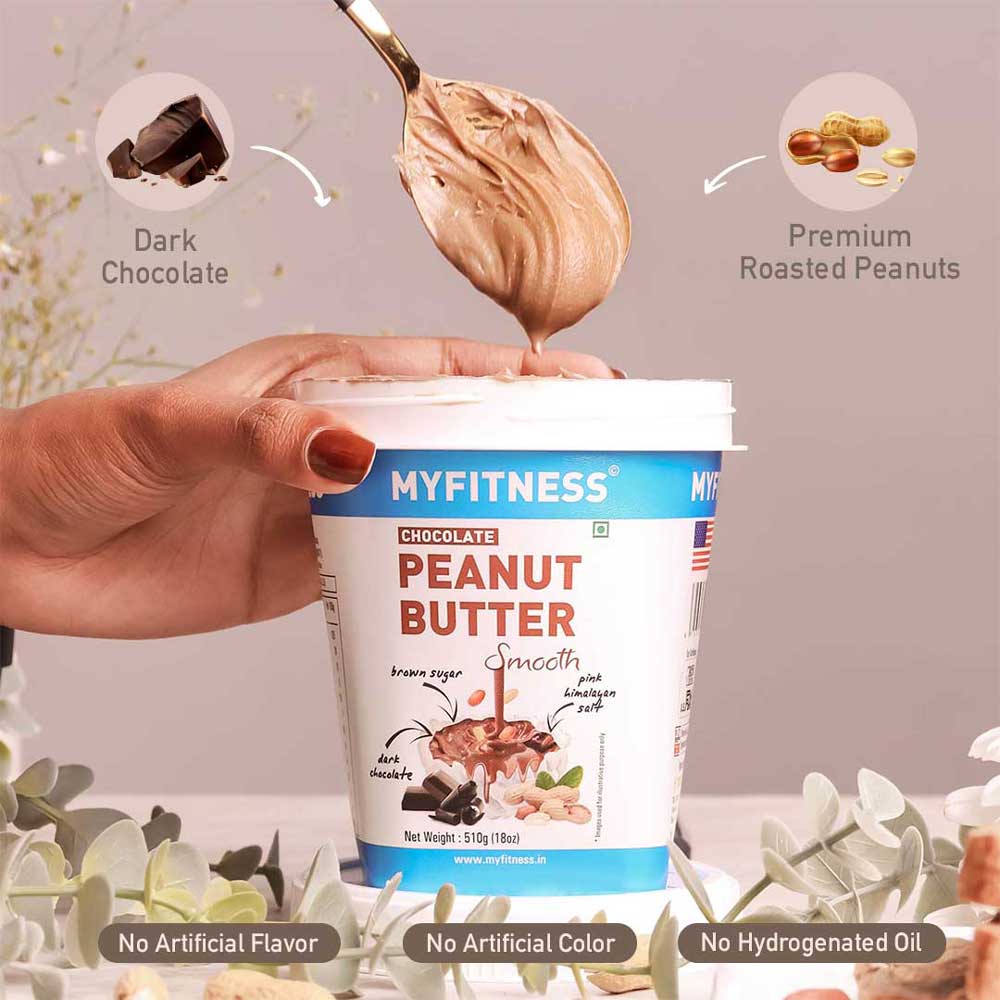 MyFitness Combo - of Chocolate Peanut Butter: Smooth, Crunchy & Crispy