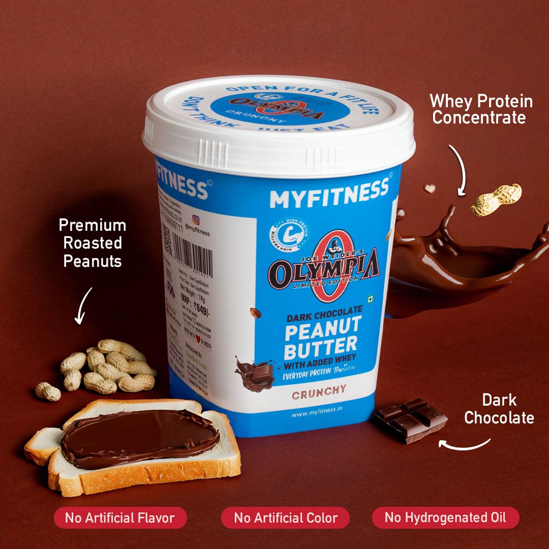 Olympia High Protein Peanut Butter Combo : Smooth & Crunchy