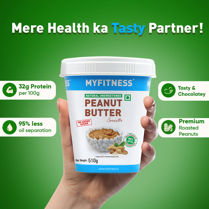 Natural Zero Sugar Crunchy Peanut Butter (32% Protein)
