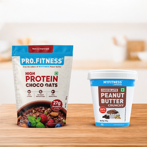 High Protein Choco Combo | High Protein Chocolate Oats + Peanut Butter Chocolate Crunchy | Healthy Breakfast