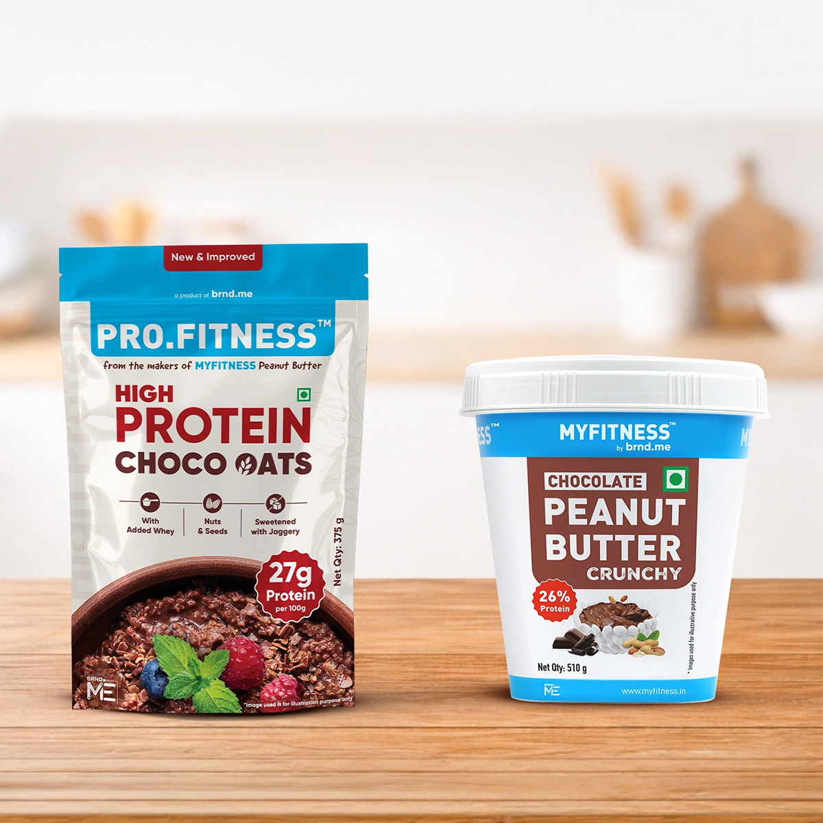 High Protein Choco Oats + Chocolate Peanut Butter Crunchy Combo
