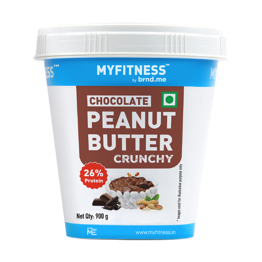 MyFitness Peanut Butter - Chocolate | 26% Protein | Crunchy | Chocolate Peanut Butter Spread