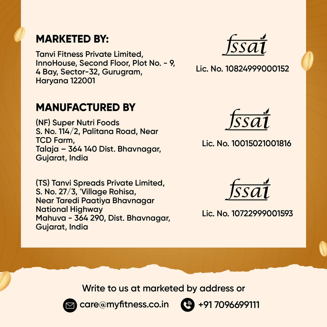 MyFitness Peanut Butter - Original | 28% Protein | Crunchy | Classic Peanut Butter Spread