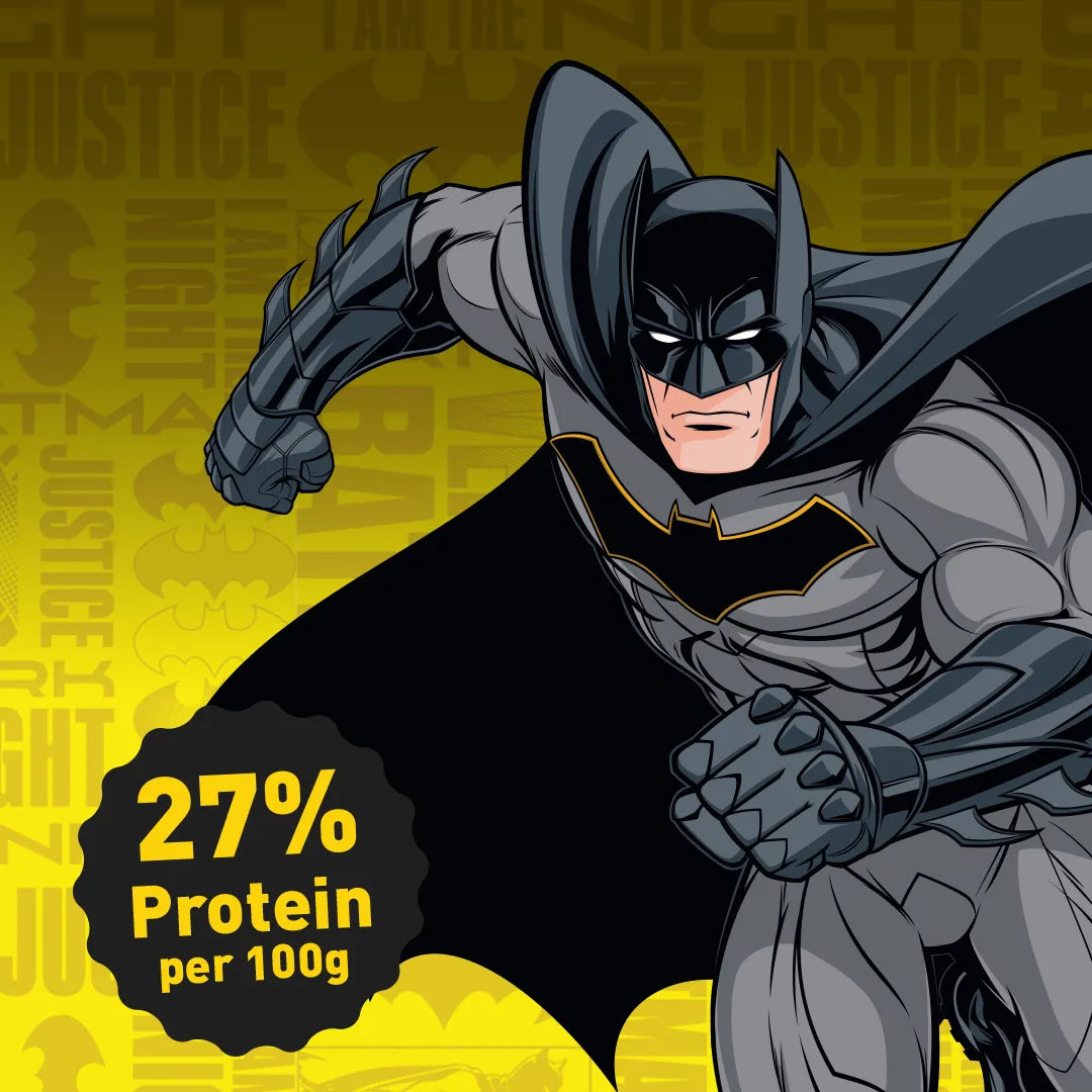 MyFitness x Batman | Chocolate Zero Peanut Butter Extra Crunchy | 27% Protein | Zero Added Sugar | High Protein