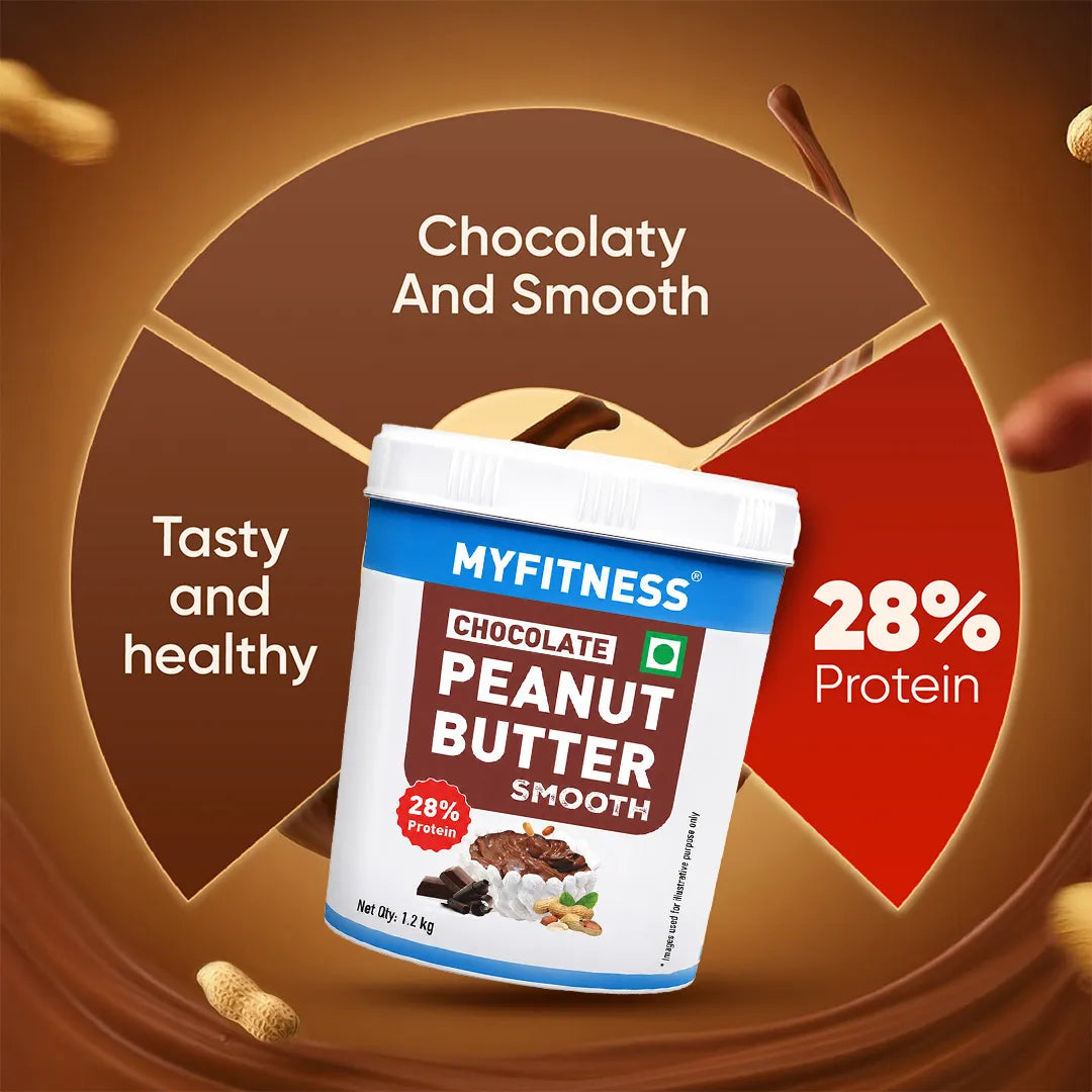 MyFitness Peanut Butter - Chocolate | 28% Protein | Smooth | Chocolate Peanut Butter Spread