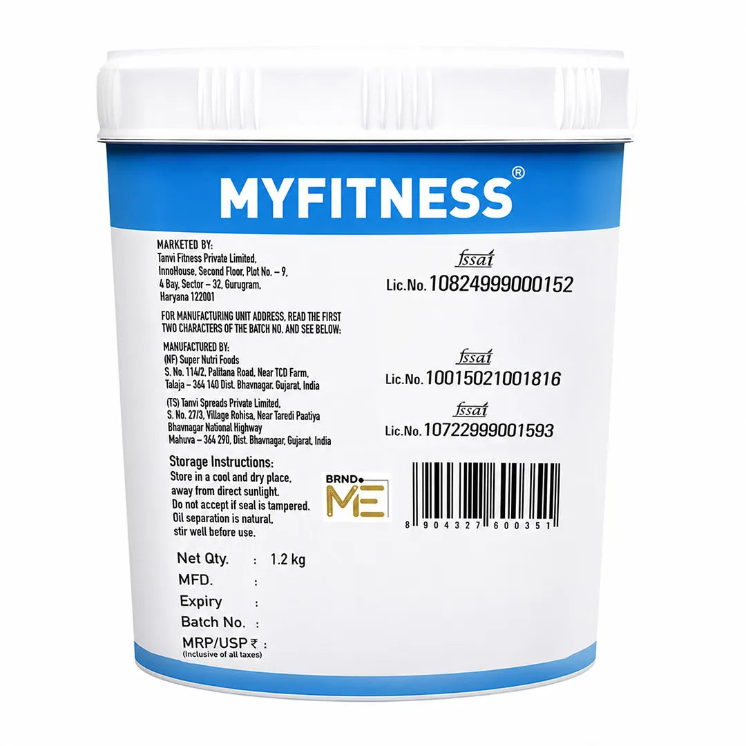 MyFitness Peanut Butter - Chocolate | 28% Protein | Smooth | Chocolate Peanut Butter Spread