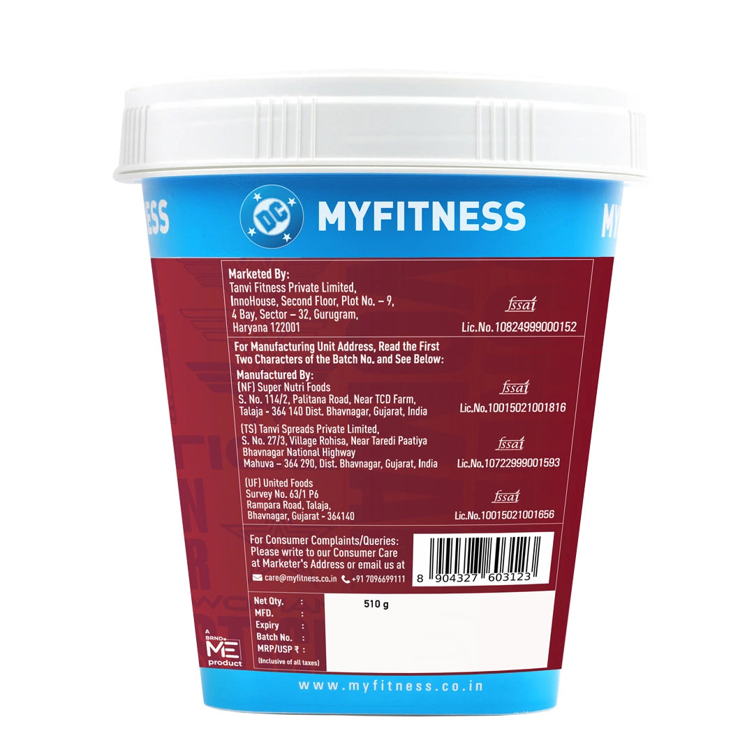 MyFitness x Wonder Woman | Original Peanut Butter Smooth 510g | 29% Protein | High Protein