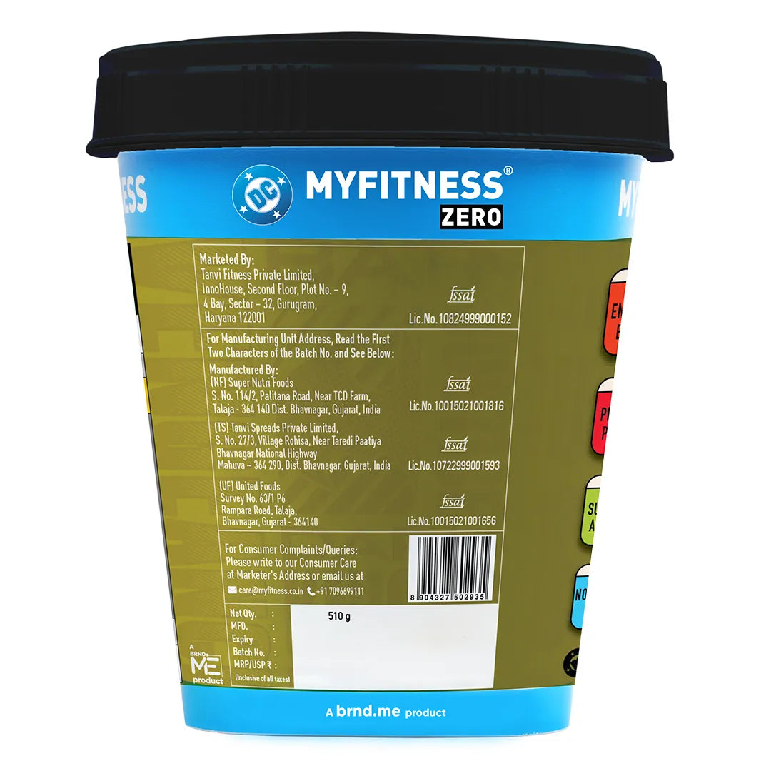 MyFitness x Batman | Chocolate Zero Peanut Butter Extra Crunchy | 27% Protein | Zero Added Sugar | High Protein