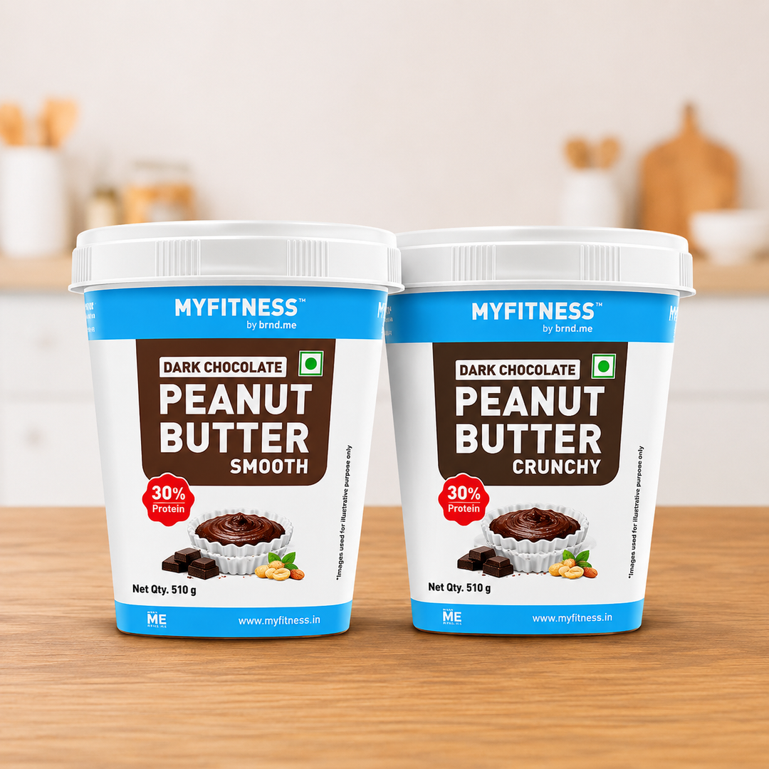High Protein Peanut Butter Combo : Smooth & Crunchy