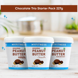 Chocolate Peanut Butter 3-in-1 Starter Pack (Smooth, Crunchy, Crispy)