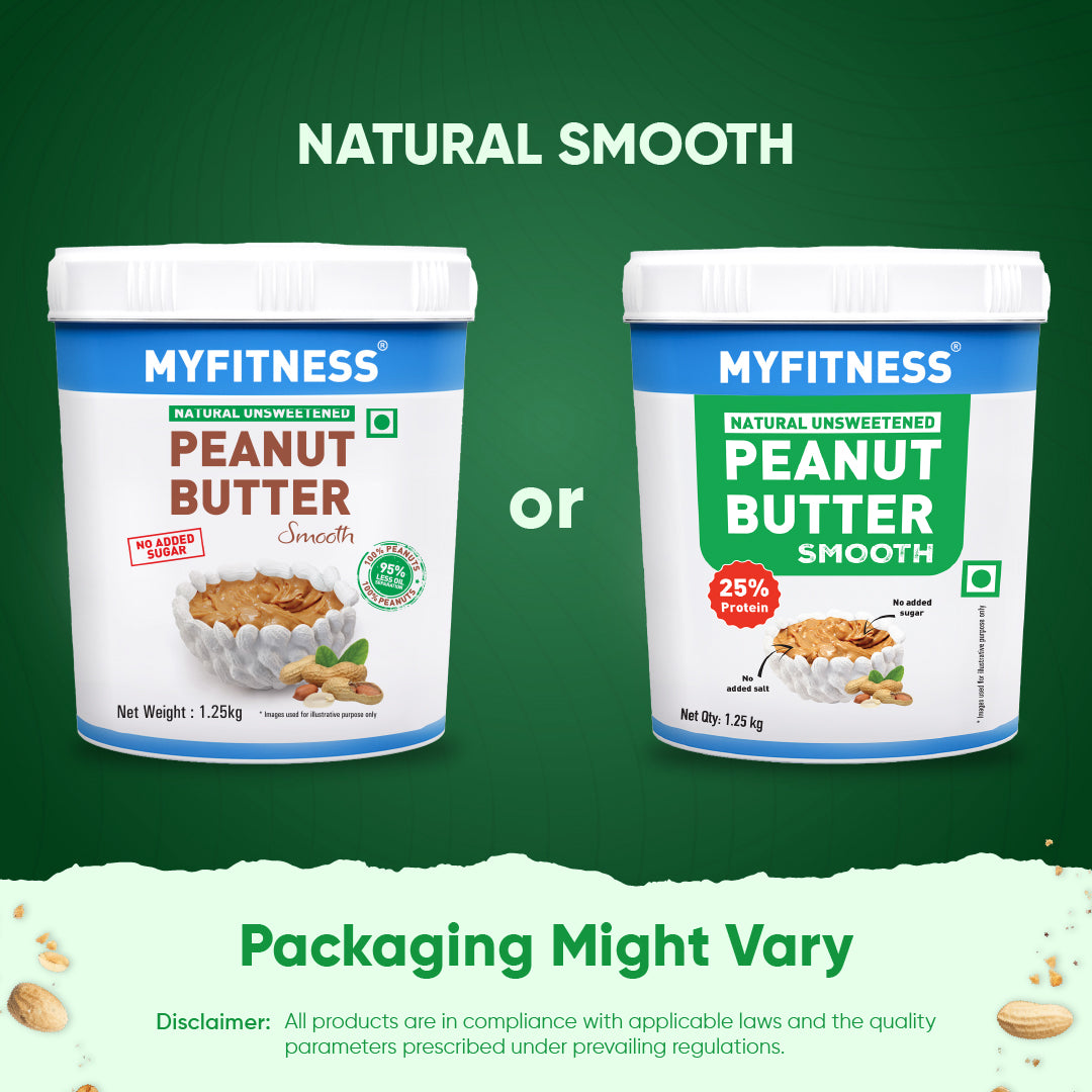 Natural Zero Sugar Smooth Peanut Butter (25% Protein)