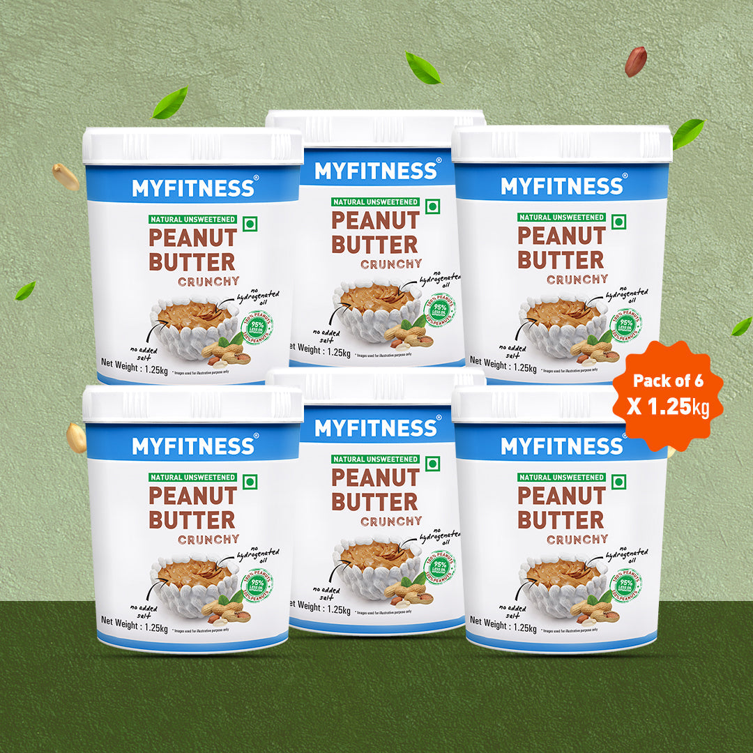 Natural Zero Sugar Crunchy Peanut Butter (32% Protein)