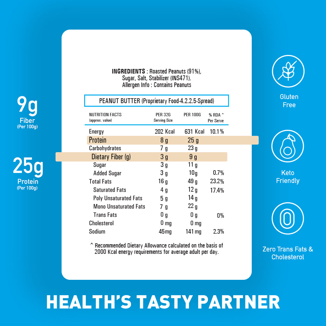 Original Crunchy Peanut Butter (25% Protein)