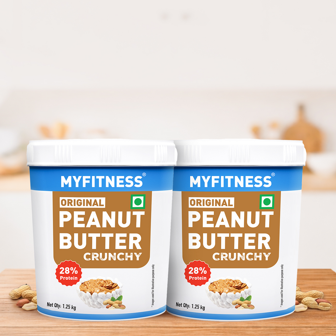 MyFitness Peanut Butter - Original | 28% Protein | Crunchy | Classic Peanut Butter Spread