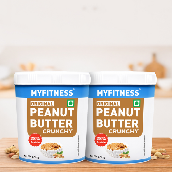 MyFitness Peanut Butter - Original | 28% Protein | Crunchy | Classic Peanut Butter Spread