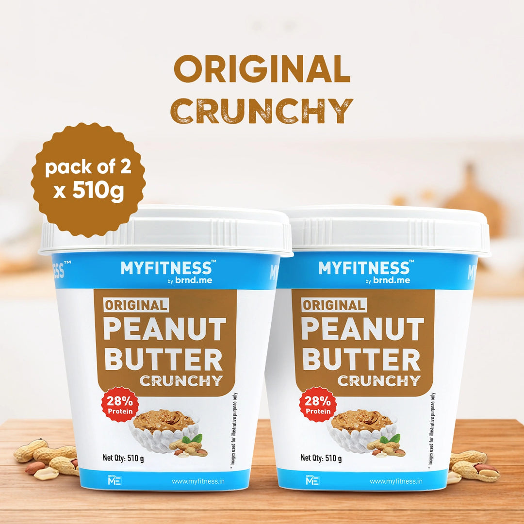 MyFitness Peanut Butter - Original | 28% Protein | Crunchy | Classic Peanut Butter Spread