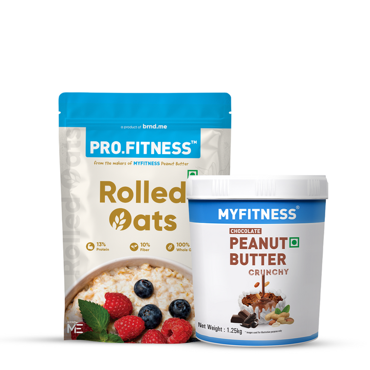 Rolled Oats + Chocolate Crunchy Peanut Butter Combo