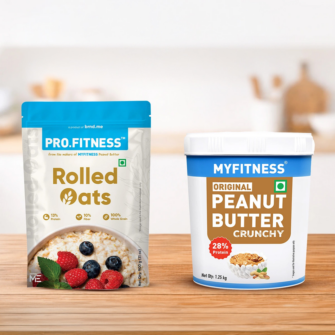 Rolled Oats + Original Crunchy Peanut Butter Combo
