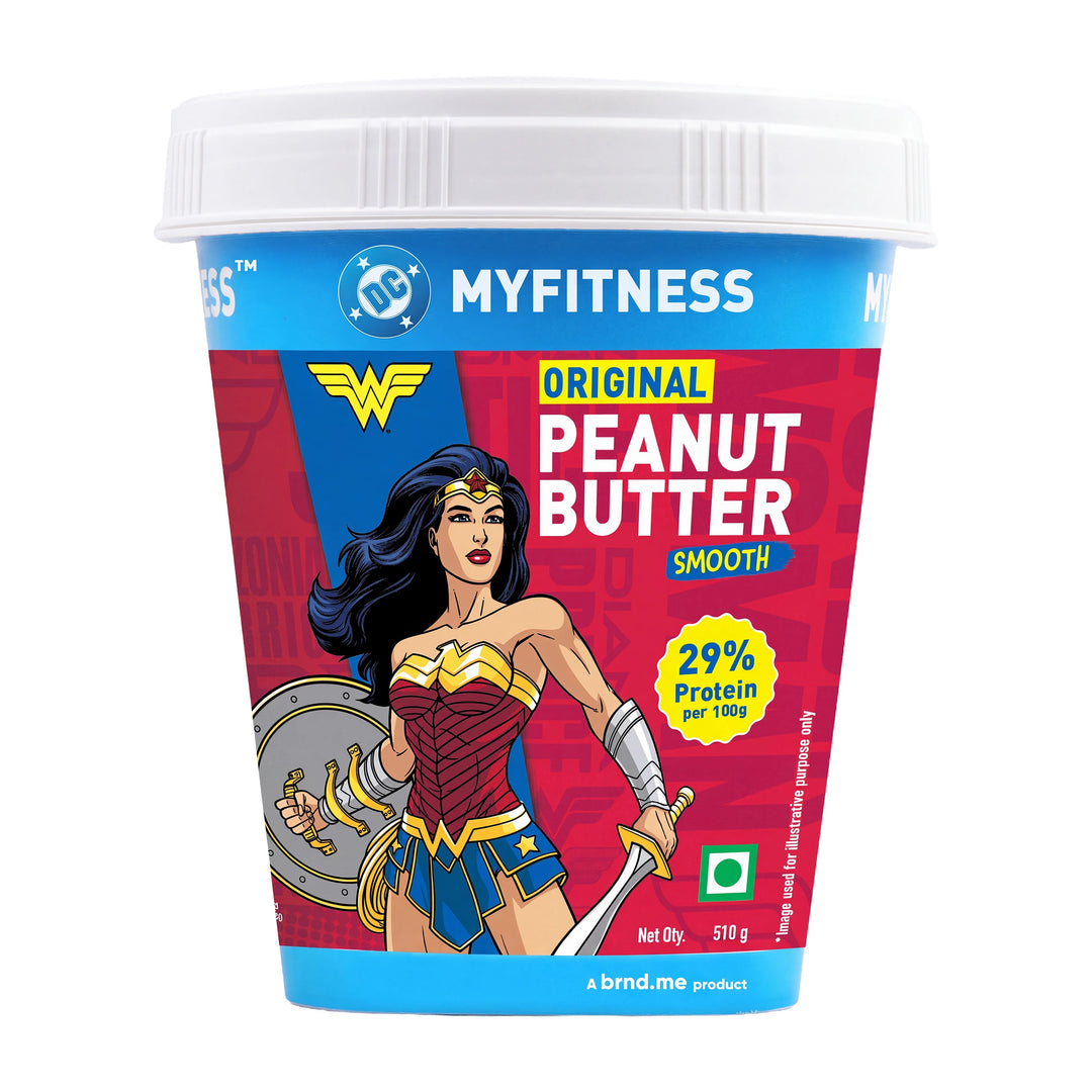 MyFitness x Wonder Woman | Original Peanut Butter Smooth 510g | 29% Protein | High Protein
