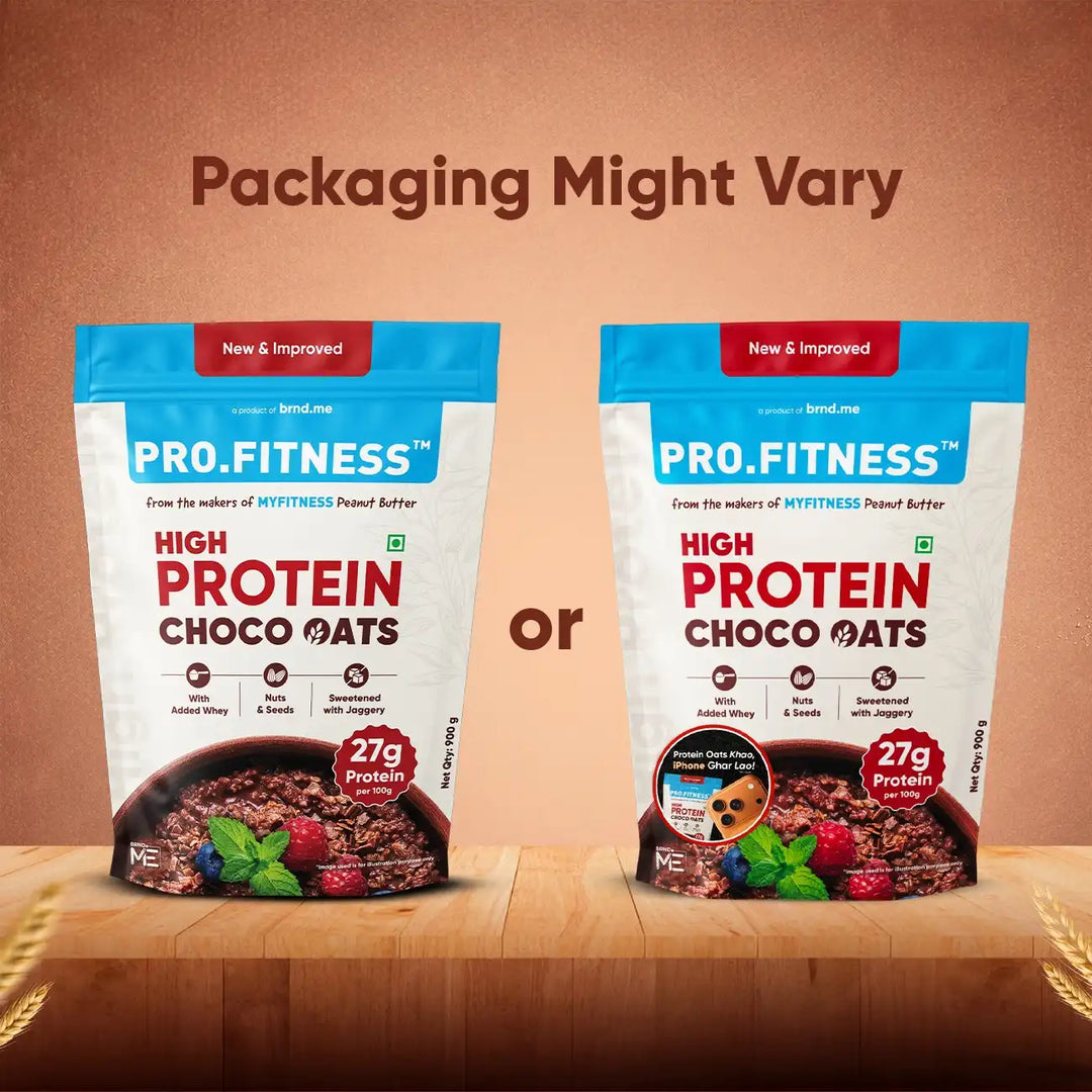 High Protein Chocolate Oats 900g Pack | 27g Protein (per 100g) | Healthy Breakfast Oats