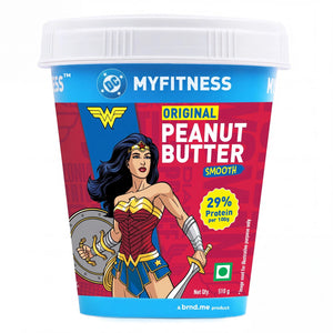 MyFitness x Wonder Woman | Original Peanut Butter Smooth 510g | 29% Protein | High Protein