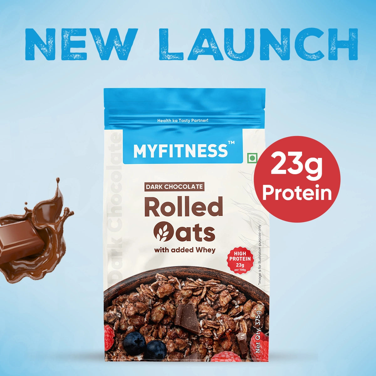 High-Protein Chocolate Oats