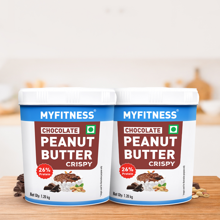 MyFitness Peanut Butter - Chocolate | 26% Protein | Crispy | Chocolate Peanut Butter Spread
