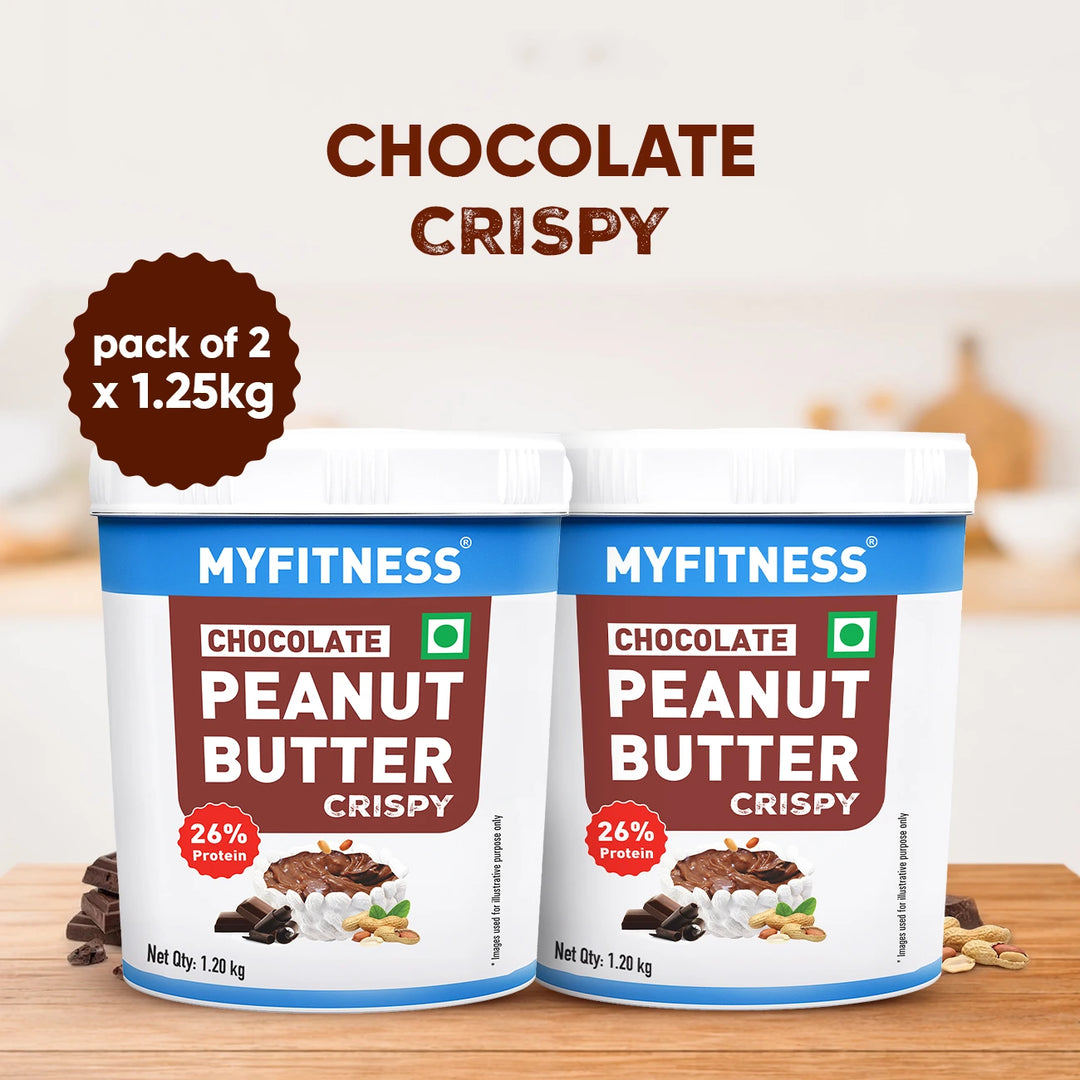 MyFitness Peanut Butter - Chocolate | 26% Protein | Crispy | Chocolate Peanut Butter Spread